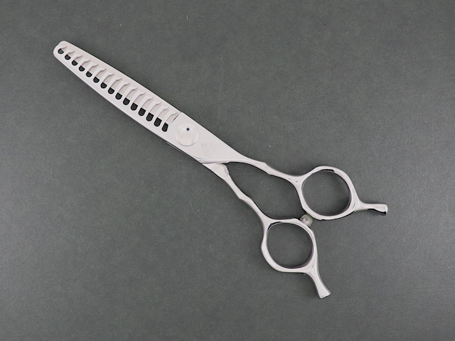 【中古セニング】 キングクラフトシザーペガサス(Pegasus) KNS-30M (KING CRAFT SCISSORS/カット率30%)  理美容用 セルフカット用