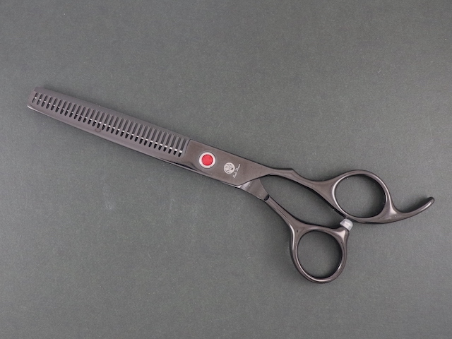 【中古セニング】Purple Dragon セニングシザー（カット率30%）トリミング用 トリマー用 セルフカット用