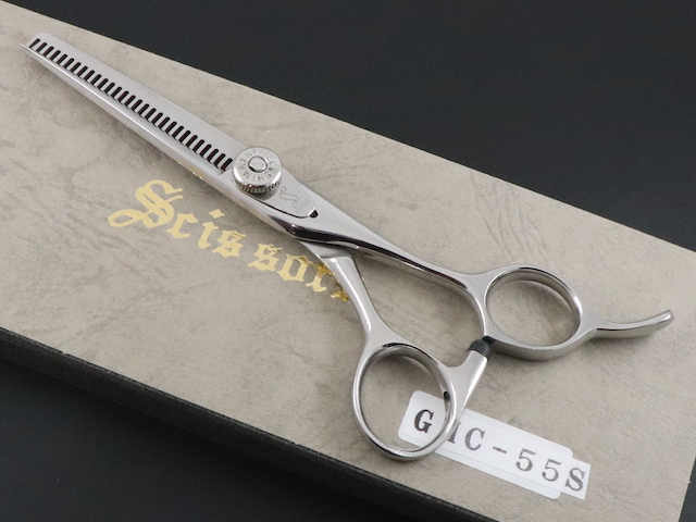 【中古セニング】島理研 SKRG60/30(逆刃タイプ・カット率25～30%）美容師用 理容師用 トリマー用 セルフカット用