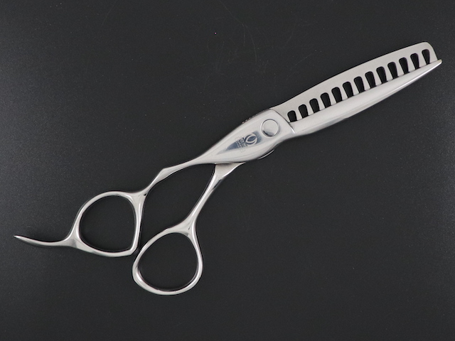 【中古セニング】ミズタニ BLACK-SMITH PUFFIN(左利き用・カット率60～80%）美容師用 理容師用 セルフカット用