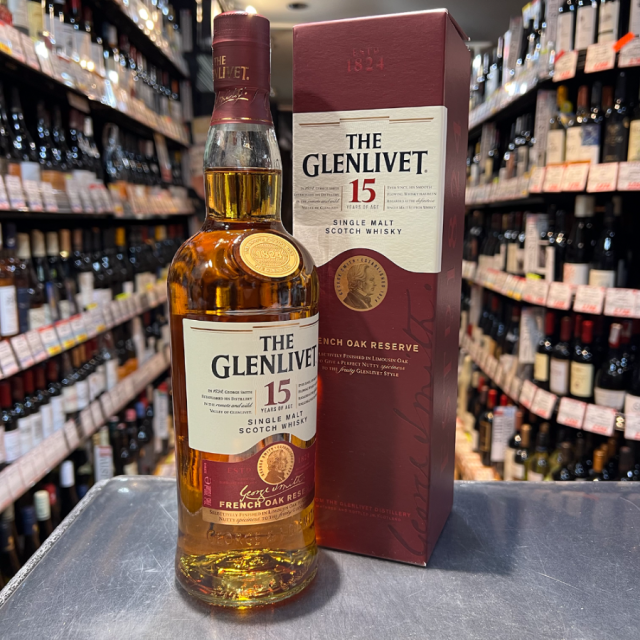 旧ボトル グレンリベット15年 フレンチオークリザーブ 700ml 40% ザ・グレンリベット 15年 フレンチオークリザーヴ シングル