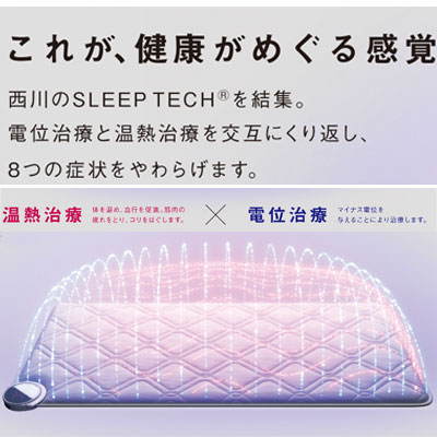 西川 ヘルシオン 電位 温熱組み合わせ家庭用医療機器 ヘルシオン