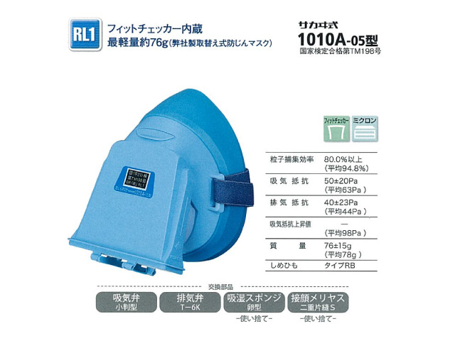 防塵マスク　興研　1010A