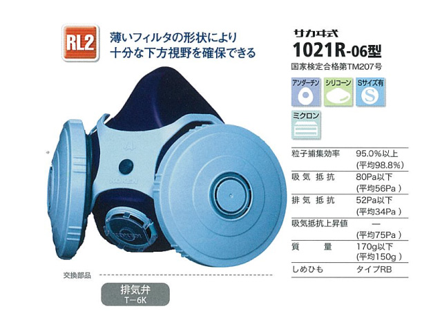 防塵マスク　興研　1021R