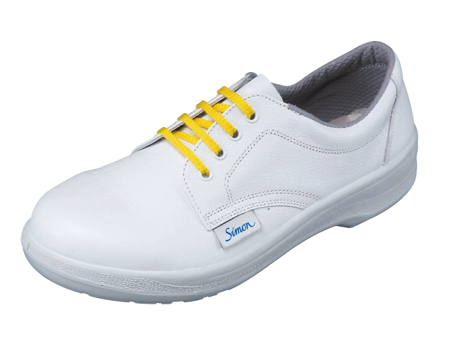 シモン　特定機能付静電靴７５１１白静電靴