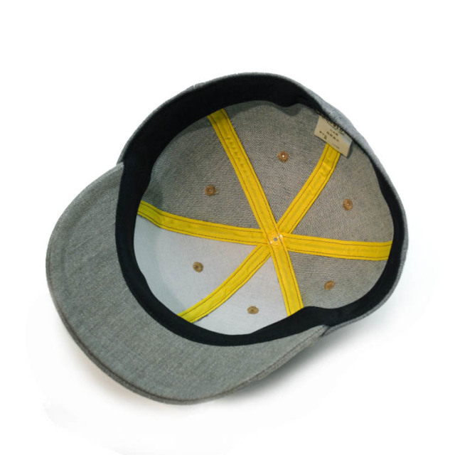 グレーデニム アンパイア キャップ HATBLOCK 【ラッピング・送料無料】