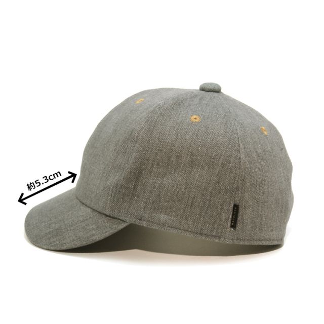 グレーデニム アンパイア キャップ HATBLOCK 【ラッピング・送料