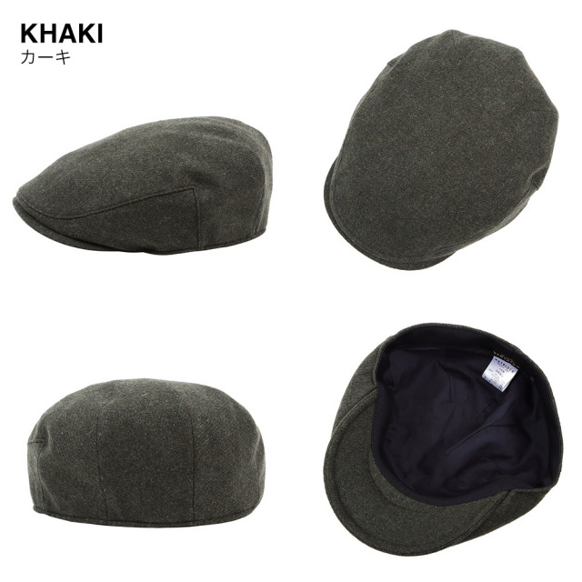 ウールメランジ ハンチング マルゼ 