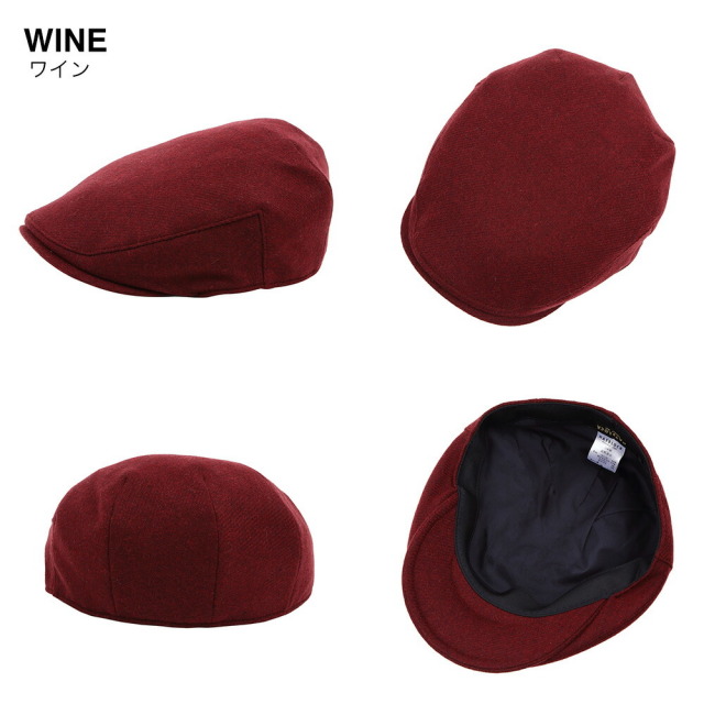 ウールメランジ ハンチング マルゼ 