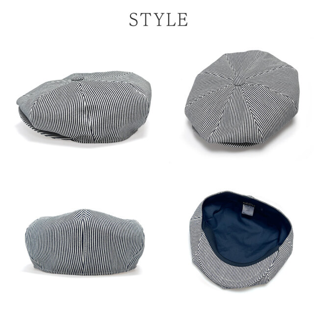 ヒッコリーデニム BGキャスケット