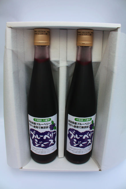 １００％国産無添加ブルーベリージュース２本入り
