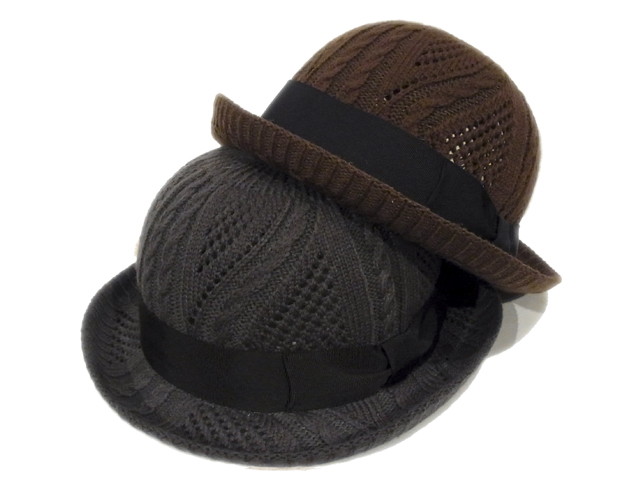 【KNOWLEDGE（ナレッジ）オリジナル】　Thermo Knit Bowler（日本製）
