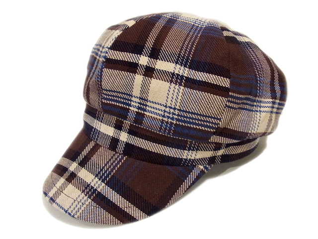 【KNOWLEDGE（ナレッジ）】　Long Visor Check Casquette（日本製）