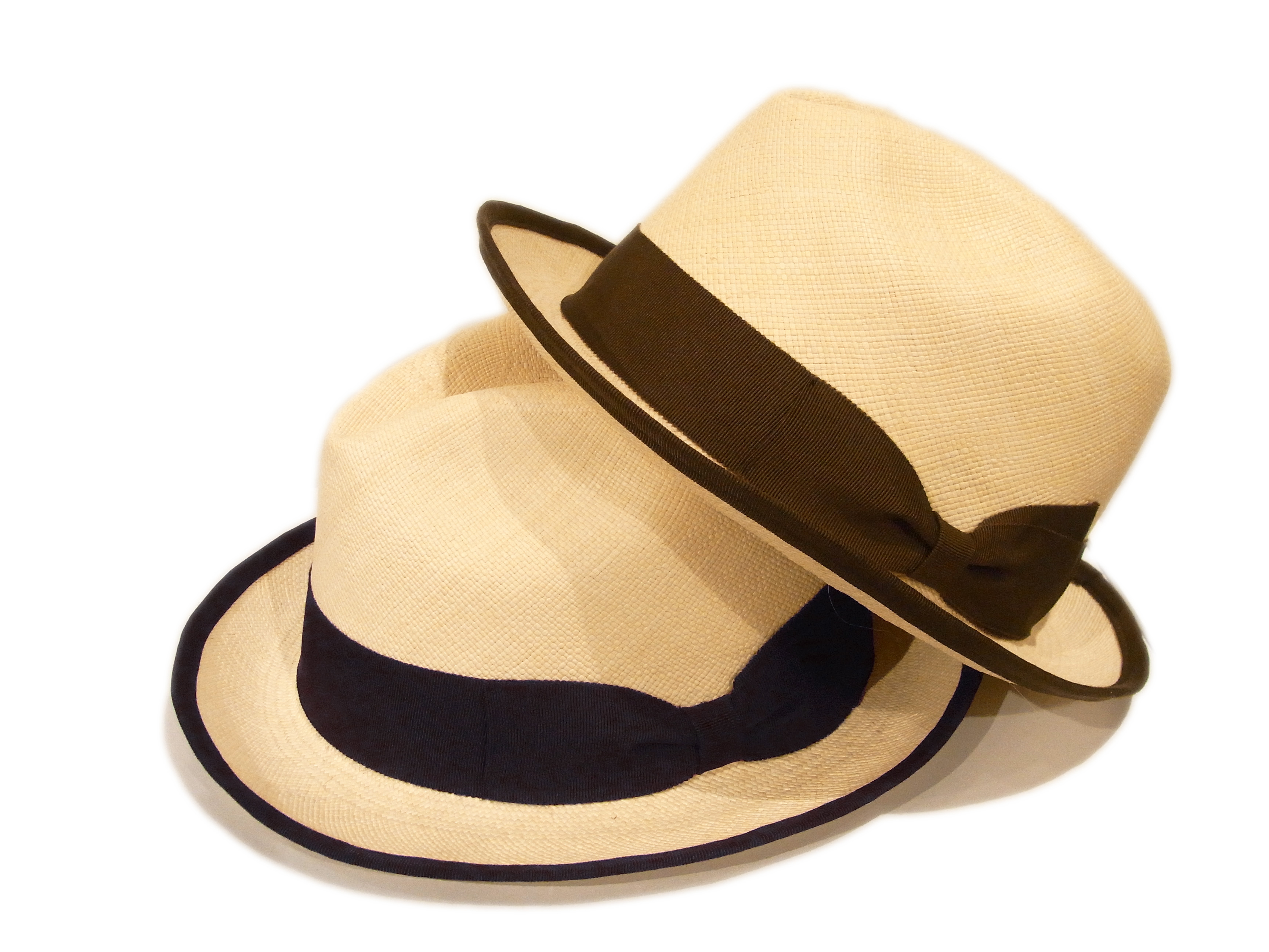 【KNOWLEDGE（ナレッジ）オリジナル】　Fine Quality Piping Panama Hat（日本製）