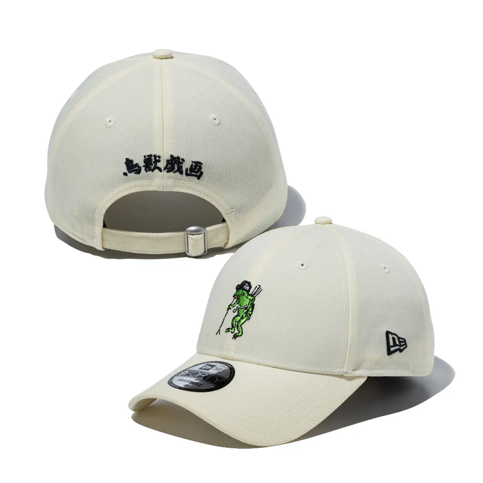 NEW ERA 9FORTY 鳥獣戯画 蛙 クロームホワイト