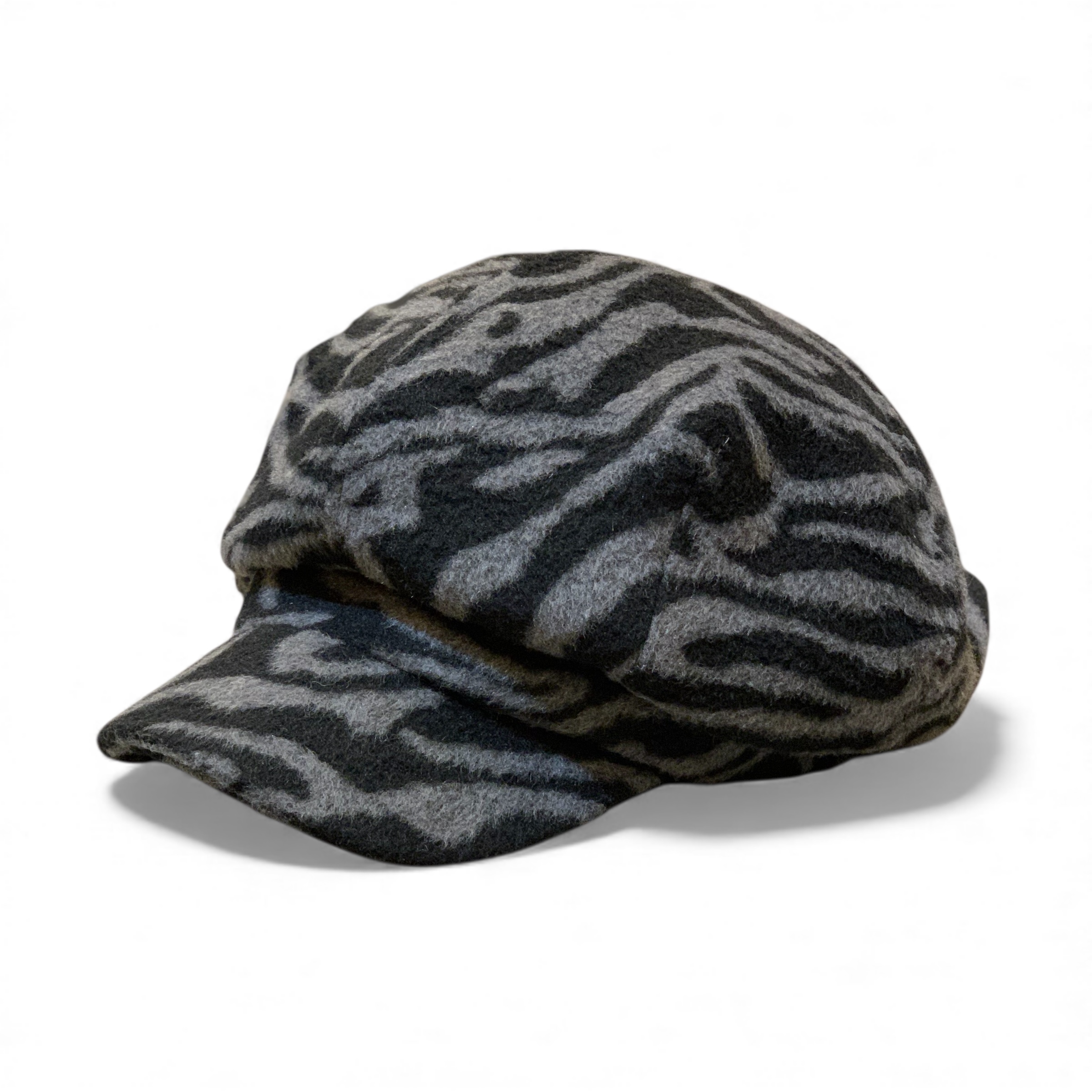 Zebra Wool Blend Casguette/Made In Tokyo KNOWLEDGE ゼブラ柄キャスケット