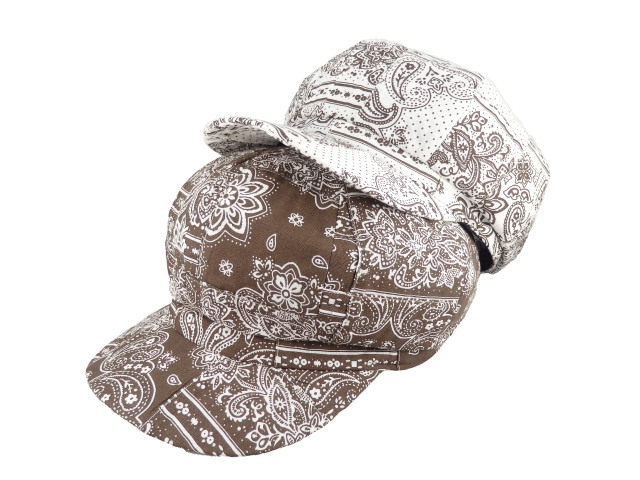 Paisley Patchwork Casquette / Made in Tokyo　ペイズリー柄パッチワークキャスケット