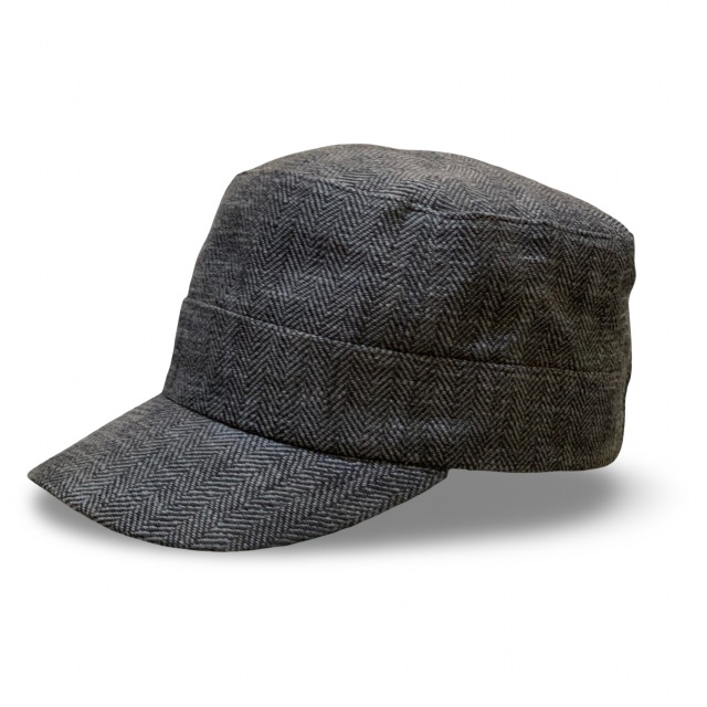 Herringbone Wool Work Cap/Made In Tokyo　ヘリンボーンウールワークキャップ