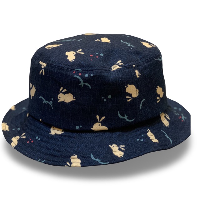 Rabbit Print Soft Bucket Hat/Made In Tokyo うさぎバケットハット
