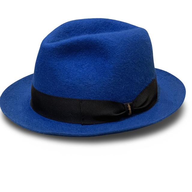 Blue Rabbit Fur Hat/Made In Tokyo