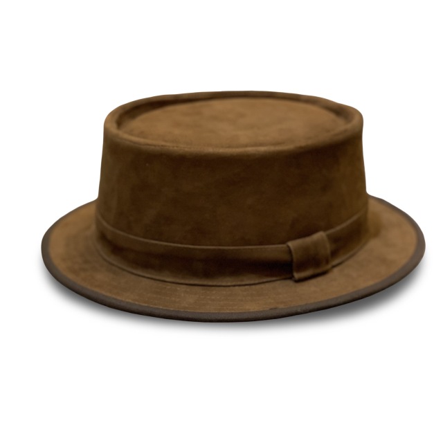 Denton Suede Pork Pie Hat　BigSize