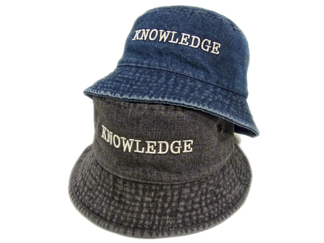 【KNOWLEDGE（ナレッジ）オリジナル】　KNOWLEDGE Denim Bucket Hat（日本製）