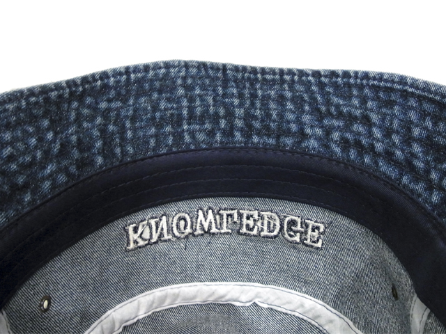 【KNOWLEDGE（ナレッジ）オリジナル】　KNOWLEDGE Denim Bucket Hat