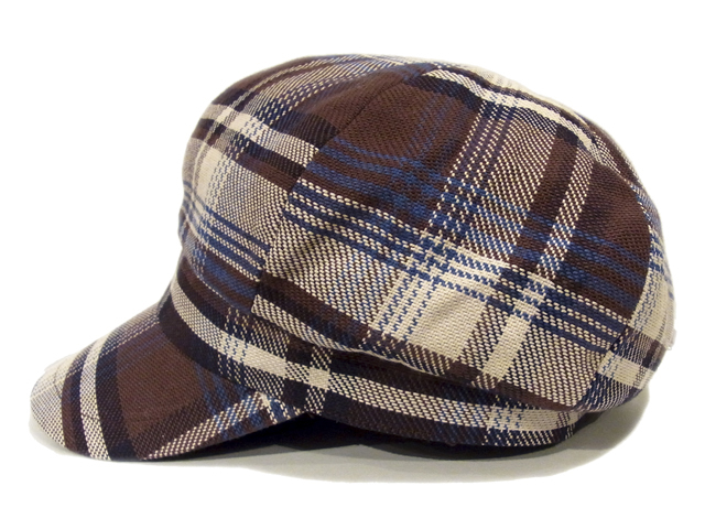 【KNOWLEDGE（ナレッジ）】　Long Visor Check Casquette（日本製）