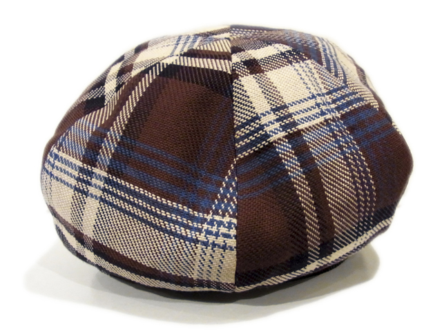 【KNOWLEDGE（ナレッジ）】　Long Visor Check Casquette（日本製）