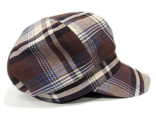 【KNOWLEDGE（ナレッジ）】　Long Visor Check Casquette（日本製）