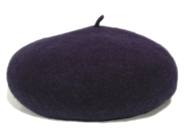 【KNOWLEDGE（ナレッジ）】　Heather Felt Beret（日本製）
