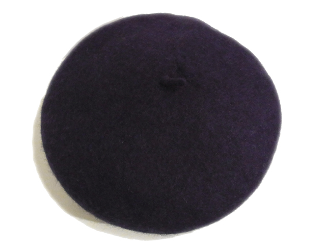 【KNOWLEDGE（ナレッジ）】　Heather Felt Beret（日本製）