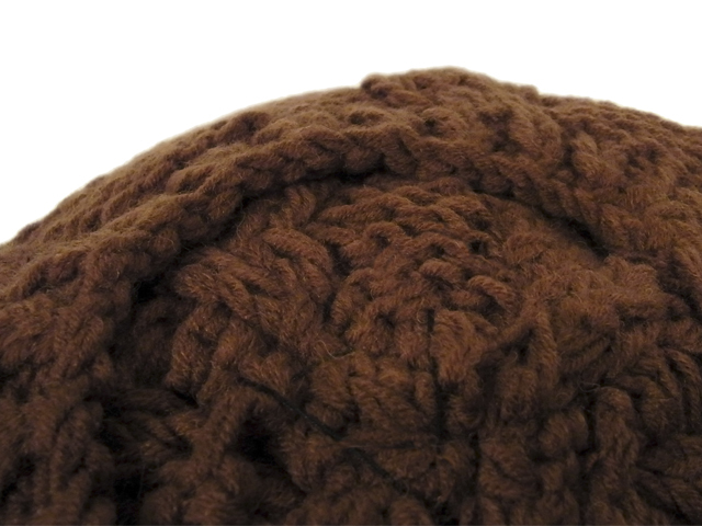 【KNOWLEDGE（ナレッジ）】　Fur Pompon Knit Beret