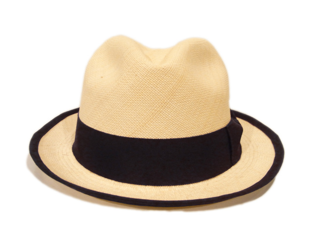 【KNOWLEDGE（ナレッジ）オリジナル】　Fine Quality Piping Panama Hat（日本製）
