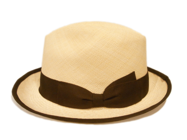 【KNOWLEDGE（ナレッジ）オリジナル】　Fine Quality Piping Panama Hat（日本製）