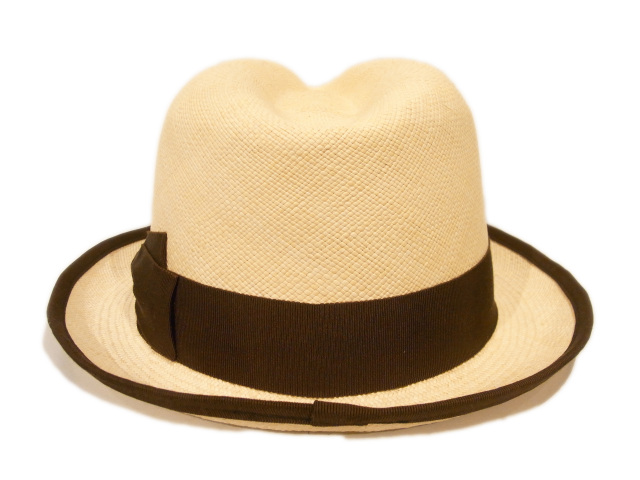 【KNOWLEDGE（ナレッジ）オリジナル】　Fine Quality Piping Panama Hat（日本製）