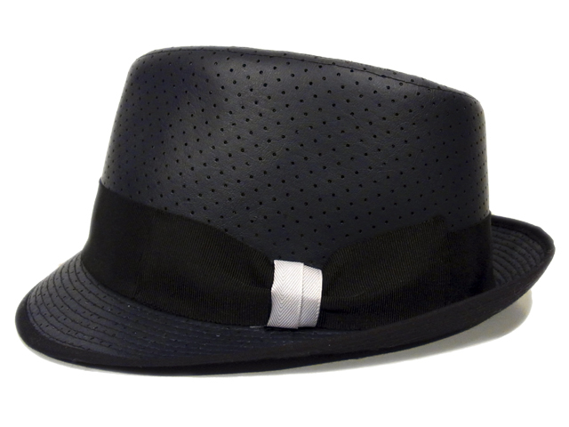【KNOWLEDGE（ナレッジ）オリジナル】　Punching Synthetic Leather Hat（日本製）