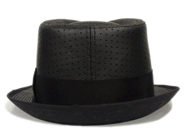 【KNOWLEDGE（ナレッジ）オリジナル】　Punching Synthetic Leather Hat（日本製）