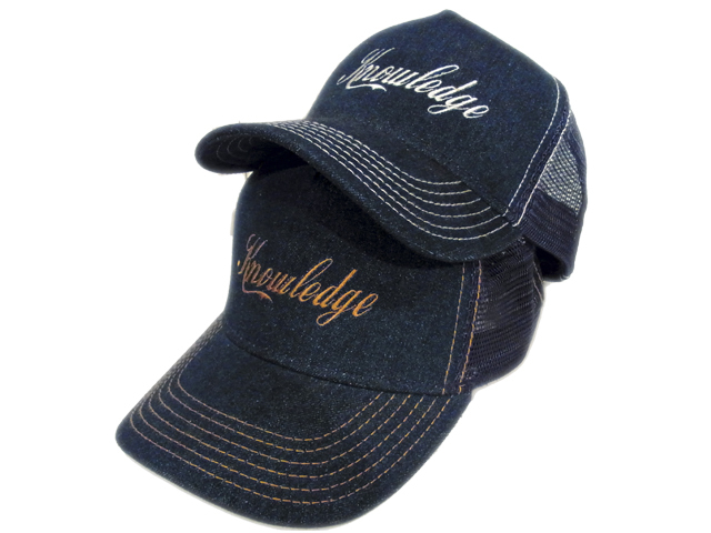 【KNOWLEDGE（ナレッジ）オリジナル】　KNOWLEDGE Denim  Mesh Cap（日本製）