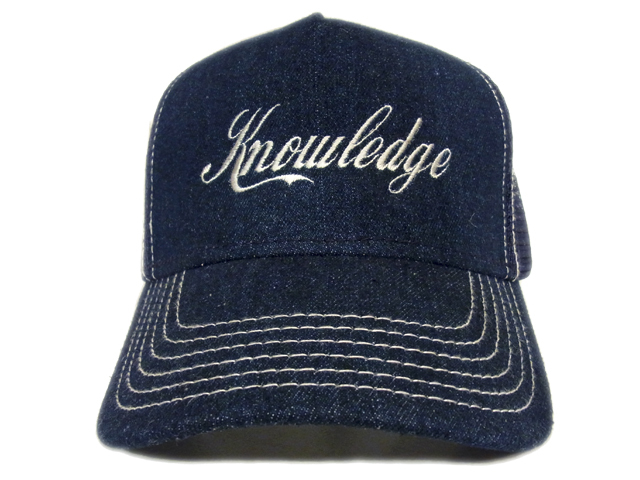 【KNOWLEDGE（ナレッジ）オリジナル】　KNOWLEDGE Denim  Mesh Cap（日本製）