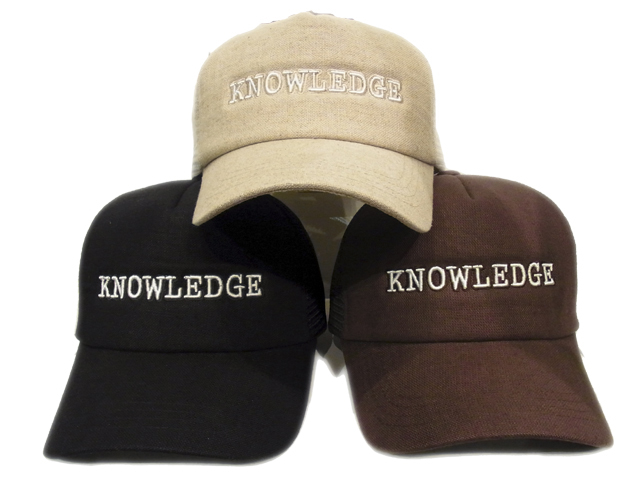 【KNOWLEDGE（ナレッジ）オリジナル】　KNOWLEDGE Linen Mesh Cap