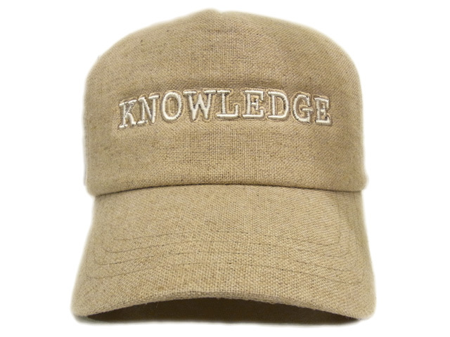 【KNOWLEDGE（ナレッジ）オリジナル】　KNOWLEDGE Linen Mesh Cap