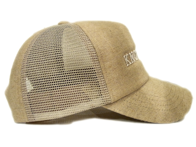 【KNOWLEDGE（ナレッジ）オリジナル】　KNOWLEDGE Linen Mesh Cap
