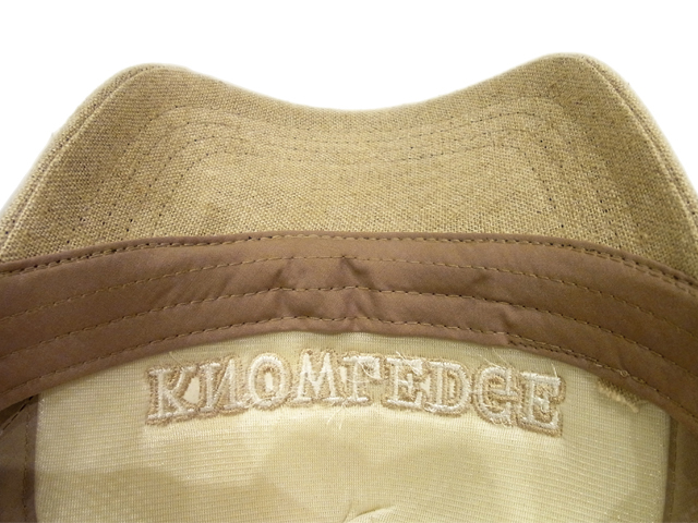 【KNOWLEDGE（ナレッジ）オリジナル】　KNOWLEDGE Linen Mesh Cap