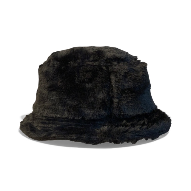 Black Fur Bucket Hat/Made in Tokyo ブラックファーバケットハット