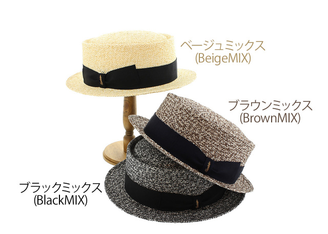 【KNOWLEDGE】ジュートビスコースポークパイハット