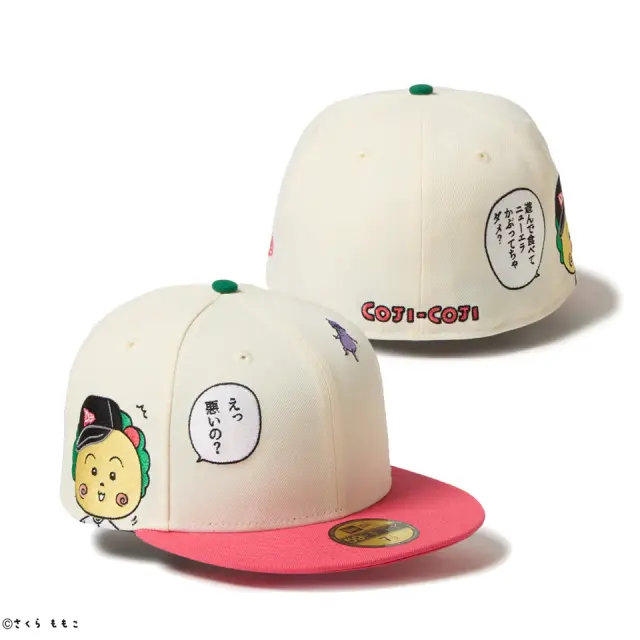 59FIFTY コジコジ COJI-COJI クローム ピンクバイザー