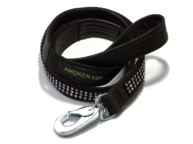 犬のリード（中型犬・大型犬用）｜AMOKEN シルバーブリングリード｜犬グッズ通販HAU（ハウ）