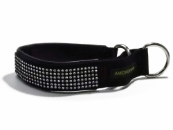 犬の首輪（ハーフチョークカラー）｜AMOKEN シルバーブリング おしゃれなデザイン中型犬大型犬用｜犬グッズ通販HAU（ハウ）
