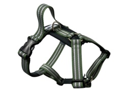 メティゾデザイン Cozitemハーネス  Metizo Dezign　オリーブグリーン胴輪全体画像